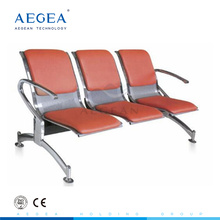 AG-TWC003 placa de acero laminado en frío de tres plazas silla de espera pública